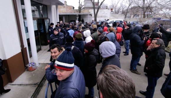 Elájult egy ember a bányászjárás perén