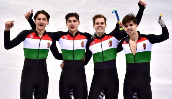 Aranyérmes a magyar gyorskorcsolya férfi váltó