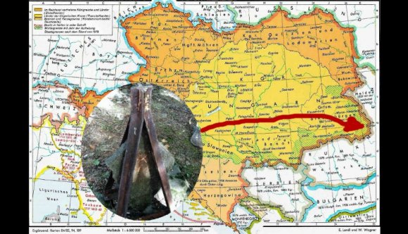 Véletlenül ráleltek a Trianon előtti határra