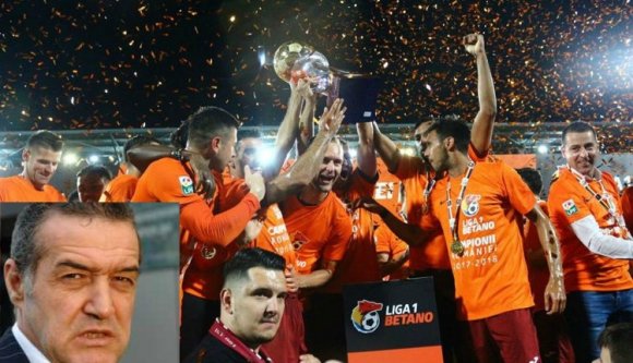El akarja venni a CFR-től a bajnoki címet Gigi Becali