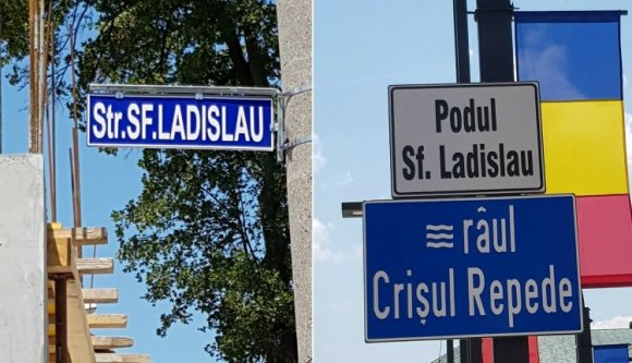 Sfântul Ladislau marad a Szent László utca neve Nagyváradon