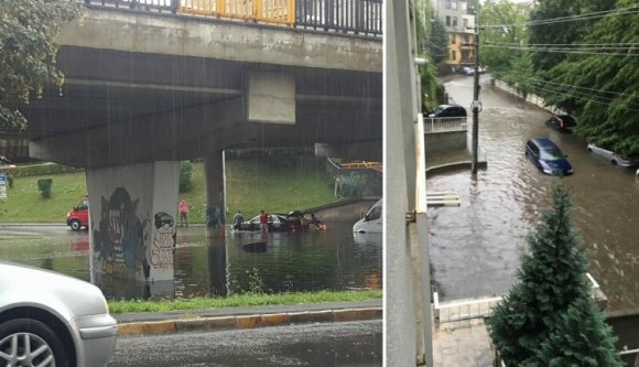 Cipő nem maradt szárazon ma délután Kolozsváron