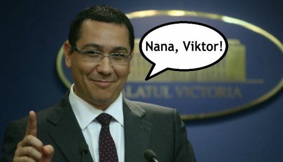 Victor Ponta is jól odakiabált Orbán Viktornak