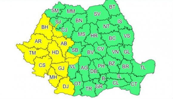 Leszakad az ég a hét elején a Partiumban és Erdély nyugati részén