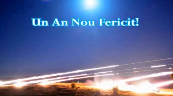 Rakétavetőkkel kívánt boldog új évet a román védelmi tárca