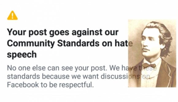 Nem bírja a Facebook, ahogy Eminescu gyalázta a népeket