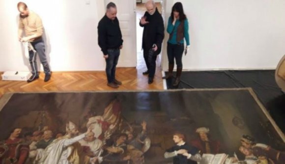 Aradi kuriózum lesz Feszty Árpád méltatlanul elfeledett hármasképe