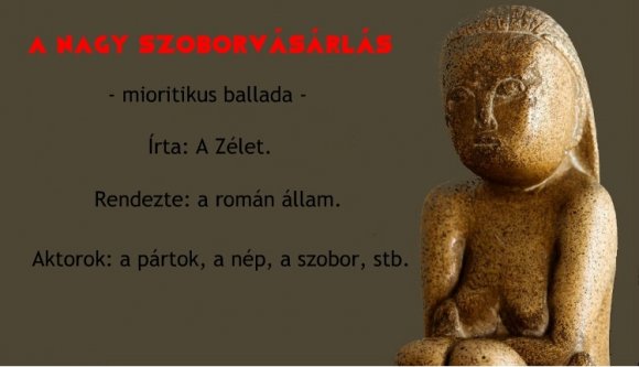 Emlékeznek a képen látható szoborra? Na, újra áll a bál körülötte!