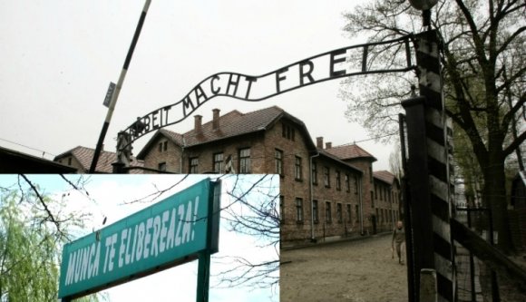 Az auschwitzi koncentrációs tábor ösztönözte munkára egy dél-romániai cég munkatársait