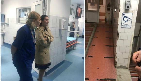 A kolozsvári sürgősségi kórház áldatlan állapotain méltatlankodik a miniszter