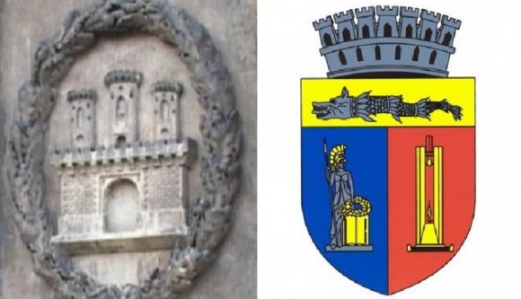 Kidobná a Funar-féle címert egy kolozsvári tanácsos