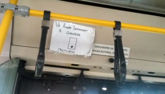 „Kérjük, jelezze leszállási szándékát!”