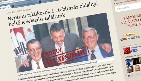 Átlátszó Erdély: pénzt kaptak a Neptun-ügy magyar szereplői