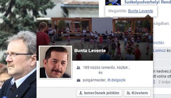A Facebookon járatta le magát a polgármester. Vagy valaki őt.
