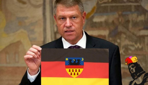 Johannis kitűzte a szász zászlót a Cotroceni-palotára