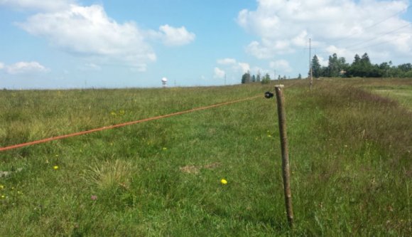 Elektromos kerítés a Feleki tetőn - és ráz!