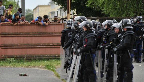 Zavargások törtek ki a debreceni menekülttáborban