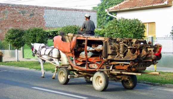 A lovas szekerek az amerikaiak rémei Romániában