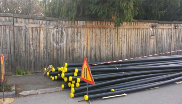 Csövelés a Budai-Deleanu utcában