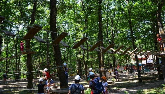 Adrenalintúltengés a kolozsvári kalandparkban (FOTÓK)