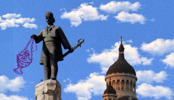 Az ortodoxok tiszteletére Avram Iancu is díszbe öltözött