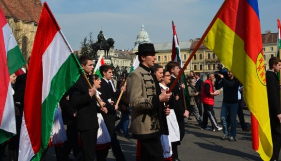 Kolozsváron is felkelt a Magyar Szabadság Napja