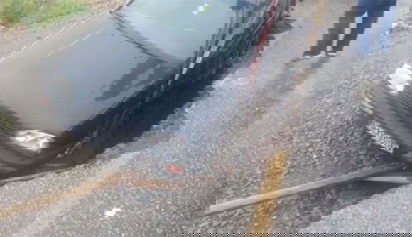 Megnyílt a föld a Várad és Belényes közötti útszakaszon