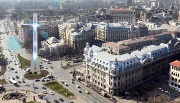 Antikommunista diszkókereszt Bukarestben