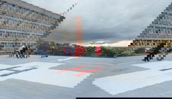 A váradi kórház már helikoptereket is fogad