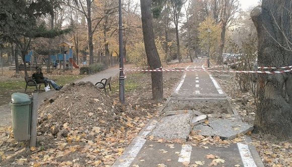 Máris feltörték az új bicikliutat Váradon