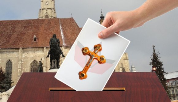 Jézus a szavazófülkében