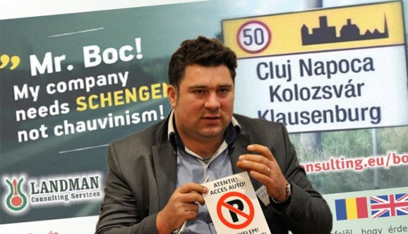 A reklámcég vette le Landman Gábor óriásplakátját