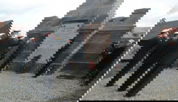 Román katonák koszorúzták meg a madéfalvi emlékművet