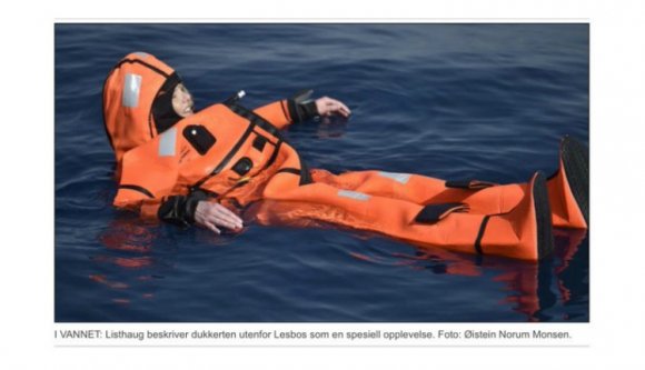 Vízbe ugrott a migránsokért a norvég miniszterasszony