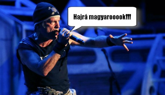Bruce Dickinson is a magyaroknak szurkol!