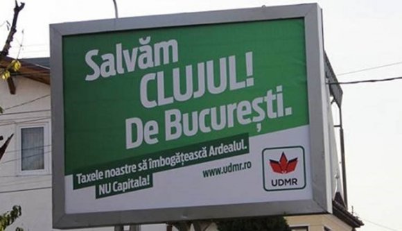 Provinciális az RMDSZ választási óriásplakátja