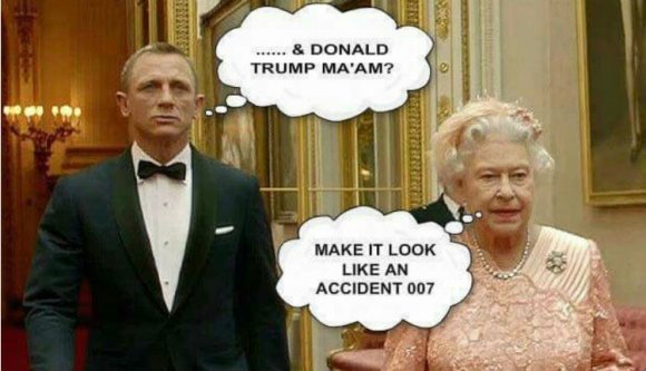 Az angol királynő vendége lesz Trump