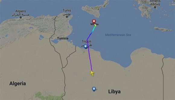 Eltérítettek egy líbiai repülőgépet 118 személlyel a fedélzetén