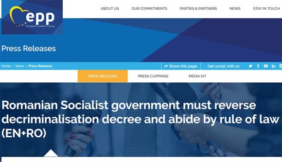 Az Európai Parlament napirendjére került a romániai helyzetet