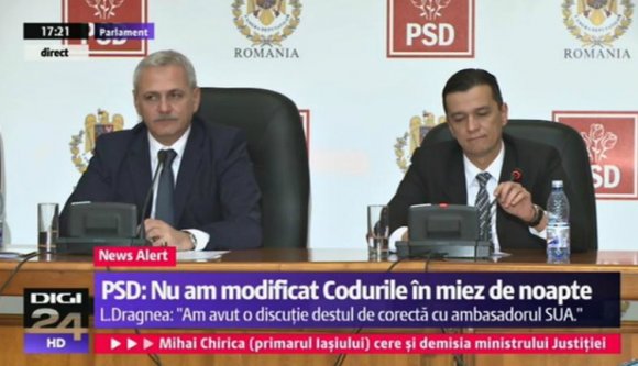 Grindeanu: nem fogjuk visszavonni a Btk. módosításáról szóló kormányrendeletet