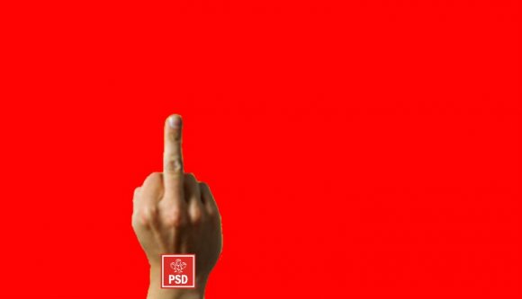 Ilyen ujjal mutogat a PSD Iohannis elnökre (VIDEÓ)