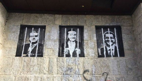 Elfogták a kolozsvári keresztet összefirkáló graffitiseket