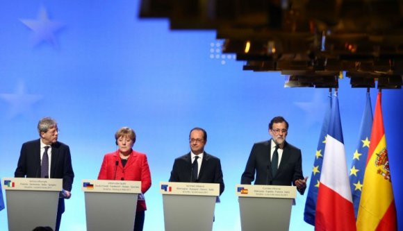 Német, francia, olasz és spanyol kiállás a kétsebességű Európa mellett