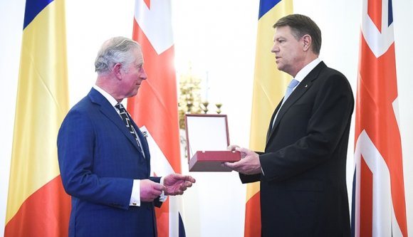 Károly herceg megkapta Románia Csillagát