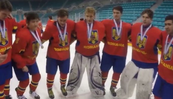 A székely himnusszal ünnepelt Románia hokiválogatottja Dél-Koreában