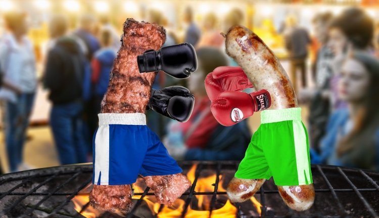 Gigászok harca: miccs vagy házikolbász? (VIDEÓ)