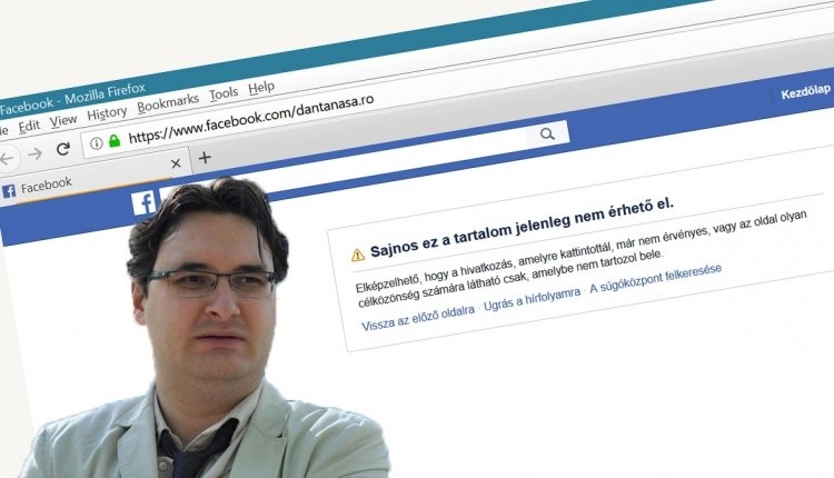 Hans Hedrich: végleg törölte a Facebook a magyarfóbiás Dan Tanasă oldalát