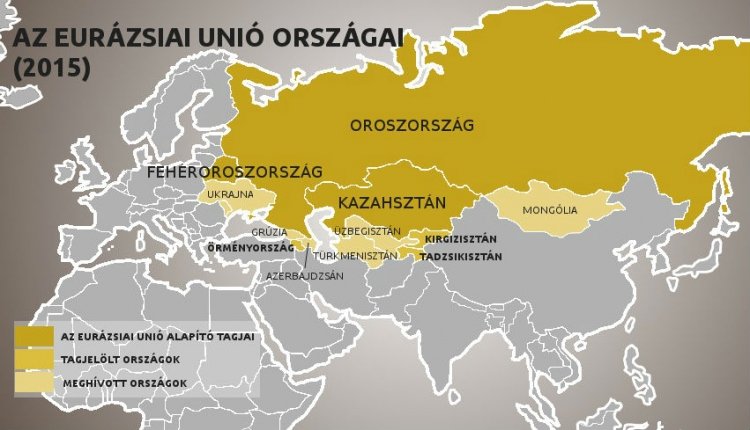 A végén még Románia szomszédságába költözik az Oroszország vezette Eurázsiai Gazdasági Unió