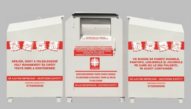 Ruhagyűjtő konténerbe esett egy temesvári nő