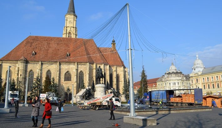 37 ezer euróból épül Kolozsváron a betlehemi csillag
